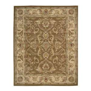  Nourison Mughal Mocca Hand Tufted Wool Rug: Home & Kitchen