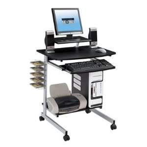  Mobile Laptop Computer Desk in Graphite: Office Products