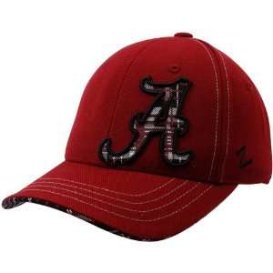  Zephyr Alabama Crimson Tide Crimson Undergrad Fitted Hat 