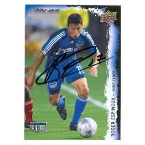   Espinoza autographed Soccer trading Card (MLS Soccer) 