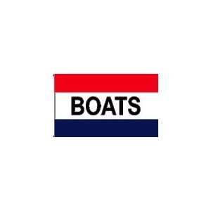  Nylon Horizontal Message Flag, 3 x 5, Boats Sports 