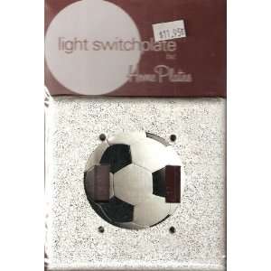 Soccer Ball Double Light Switch Cover