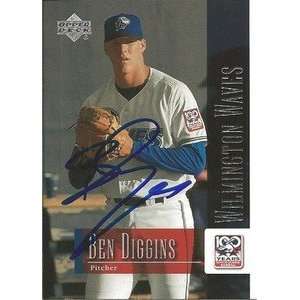   Diggins Signed 2001 UD Minor League Card Dodgers Sports Collectibles