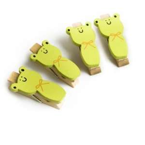   Frog]   Wooden Clips / Wooden Clamps / Mini Clips
