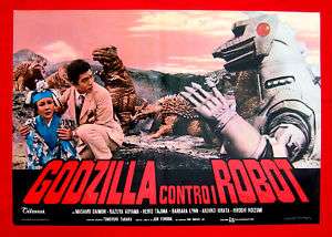 Godzilla vs. Mechagodzilla fotobusta italian poster 74  