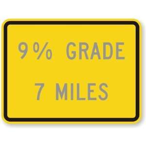  Custom % Grade Miles High Intensity Grade, 24 x 18 