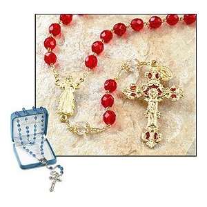   Bead, Divine Mercy Rosary, Double Capped Our Father Beads, Gold