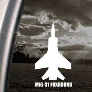 MiG 31 FOXHOUND Decal Military Soldier Car Sticker 