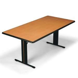  : Rectangular Shape Conference Table Midwest CR636M: Office Products