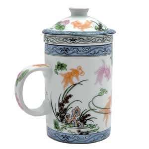    Porcelain Tea Cup   Strainer   Nature   Fish: Everything Else