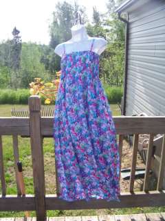 NWT Floral long Maxi Dress sundress plus sz XL 2X 3X  