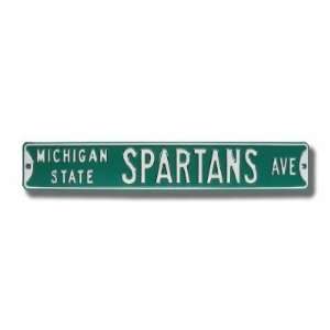 com Michigan State Spartans Avenue Sign 6 x 36 NCAA College Athletics 