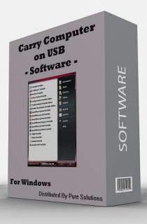 Portable Computer On USB Pen Drive Software   CD  