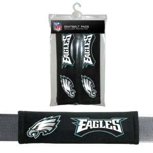  Philadelphia Eagles Velour Seat Belt Pads Sports 