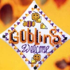  Goblins Welcome   Cross Stitch Kit: Arts, Crafts & Sewing