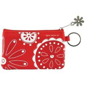    New Alpha Omicron Pi ID Coin Purse and Keyring 