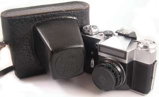 ZENIT E Reliable Russian SLR Camera Industar 50 2 Lens EXC  