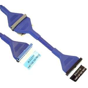  IEC Ultra ATA Dual IDE Cable 24in Round Blue: Electronics