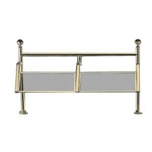  Bon Chef Brass Double Sided Sneeze Guard For 6 Buffets 