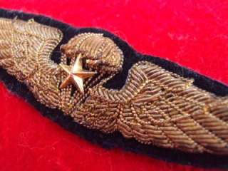 ULTRA RARE WWII OSS Chinese Commando gold bullion jump wings  
