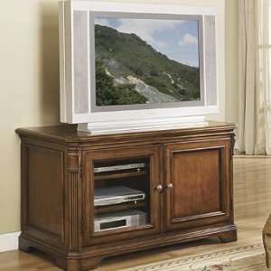  Entertainment Console with Interchangeable Panels   Cherry 