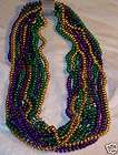 Assorted Colors Mardi Gras Beads 1dz New in Package