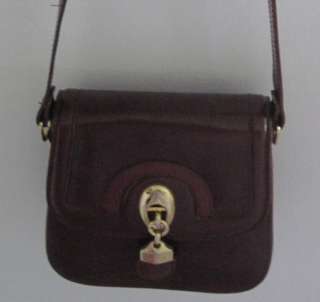 MARC CHANTAL Burgundy LEATHER Shoulder Bag/Purse/Handbag~EXCELLENT 