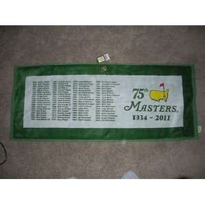 75th Anniversary Masters 2011 Golf Pro Towel Brand New:  