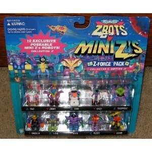  Micro Machines Zbots Mini Zs Z Force 10 Pack: Toys 