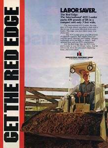 1980 International Harvester IH 4125 Loader Tractor Ad  