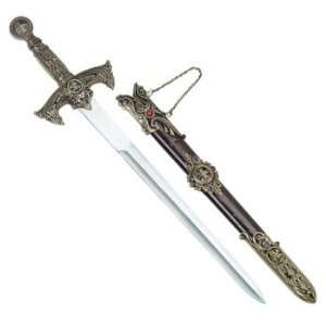  Medieval Type Excalibur Style Sword With Stainless Steel 