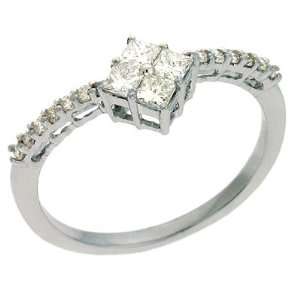 S. Kashi & Sons D3783WG White Gold Diamond Ring   14KW 