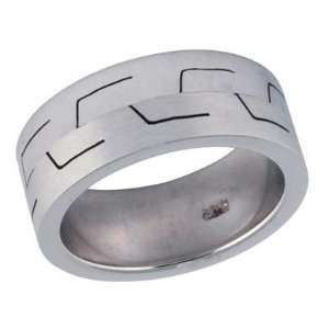  14K White Gold InStyle Wedding Ring: SZUL: Jewelry