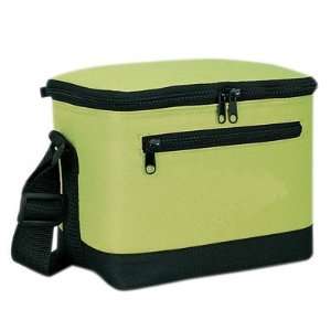  Fantasybag Two Tone Insulated 6 Pack Cooler Apple Green 