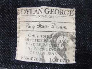 DYLAN GEORGE Dark Wash High Waisted Denim Jean Shorts M  