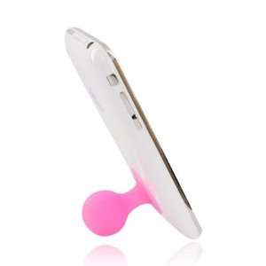  For iPhone 4 3GS iPod Touch 4 Suction Ball Stand PINK 