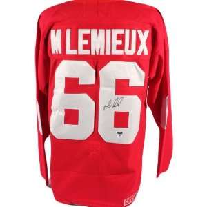  Mario Lemieux Signed Jersey   Team Canada   GAI   Autographed 