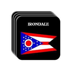  US State Flag   IRONDALE, Ohio (OH) Set of 4 Mini Mousepad 
