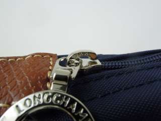 Longchamp Le Pliage Nylon Tote 1623 SHORT HANDLE Bag Navy Type M 
