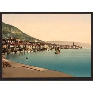  Photochrom Reprint of General view, Salo, Garda, Lake of 