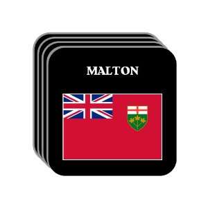  Ontario   MALTON Set of 4 Mini Mousepad Coasters 