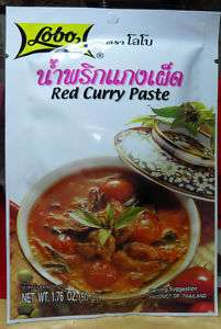 Thai Red Curry Paste Lobo 50g Packet Special price  