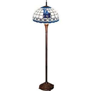 Los Angeles Dodgers MLB Stained Glass Floor Lamp