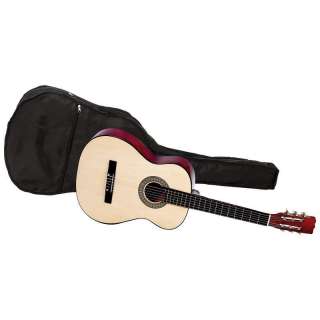 Maxam™ 40 Classical 6 String Guitar Linden Wood W Case  