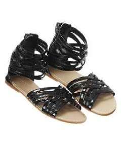 NWT Gymborees CRAZY 8 Girls Sandals Strappy Braided Faux Suede Ankle 