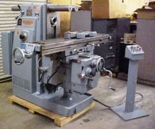 Kearney & Trecker 307 S 12 Universal Horizontal Milling Machine 