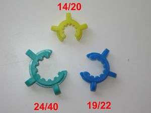 New 5 x 24/40, 19/22, or 14/20 Joint Clips/Keck Clamps  