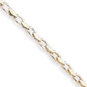  14k Gold 4.5mm Fancy Link Chain Jewelry