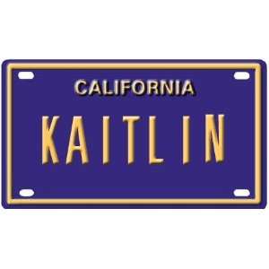 Kaitlin Mini Personalized California License Plate 