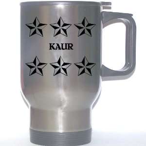  Personal Name Gift   KAUR Stainless Steel Mug (black 